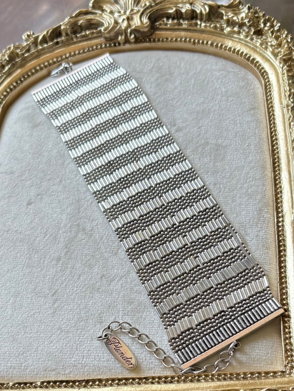 Plunder Silver Beaded Bracelet